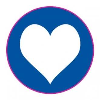 Aufkleber Herz, dark blue Erdbeerpunkt Online Shop Schweiz