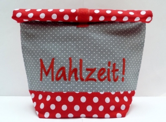 Lunchbag, Mahlzeit rot Punkte Erdbeerpunkt Online Shop Schweiz