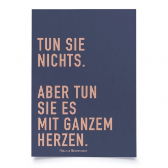 Postkarte, TUN SIE NICHTS. Erdbeerpunkt Online Shop Schweiz