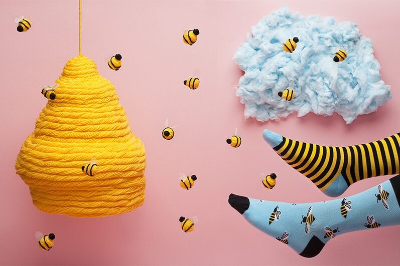 0003834 beebee die anderen socken  Erdbeerpunkt Online Shop Schweiz
