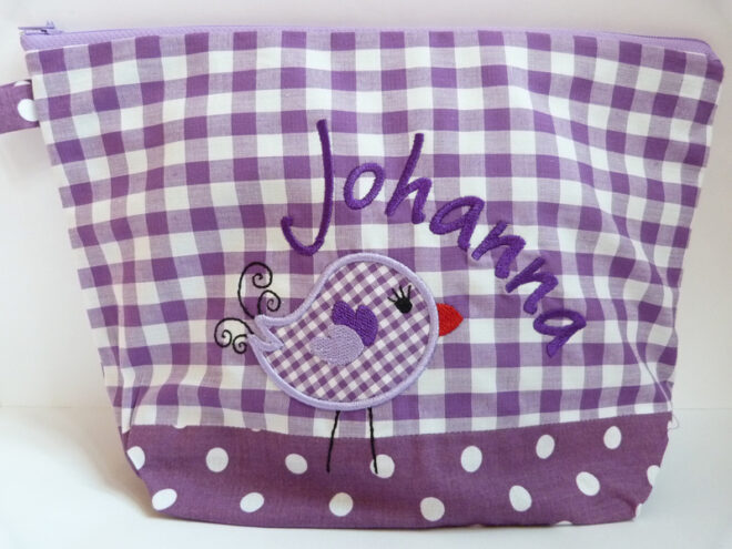 0000498 necessaire vogelchen lila Erdbeerpunkt Online Shop Schweiz