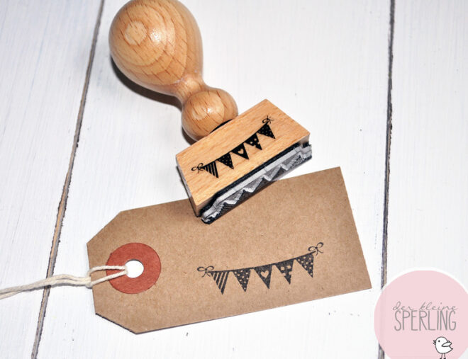 0000635 stempel wimpelgirlande Erdbeerpunkt Online Shop Schweiz