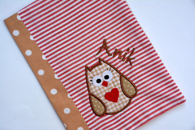 0001060 gesundheitsheft hulle eule beige rot Erdbeerpunkt Online Shop Schweiz