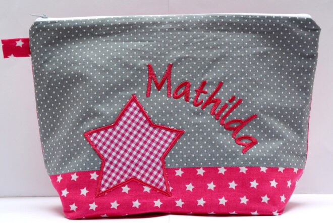 0001204 necessaire stern graupink Erdbeerpunkt Online Shop Schweiz