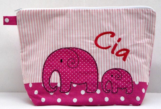 0001752 necessaire elefanten rosa pink Erdbeerpunkt Online Shop Schweiz