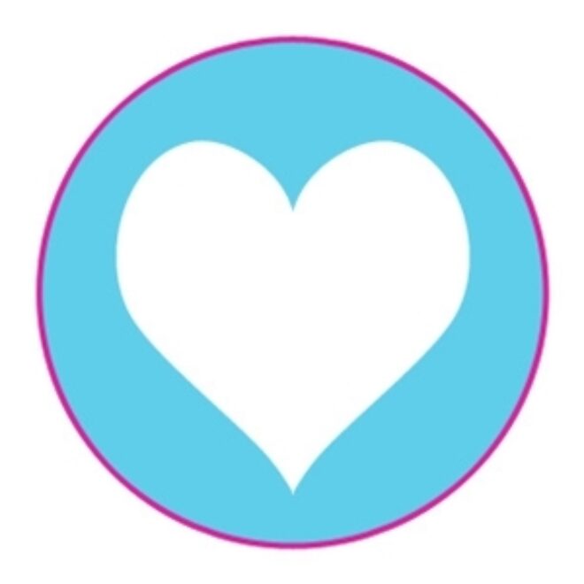 0001885 aufkleber herz baby blue Erdbeerpunkt Online Shop Schweiz