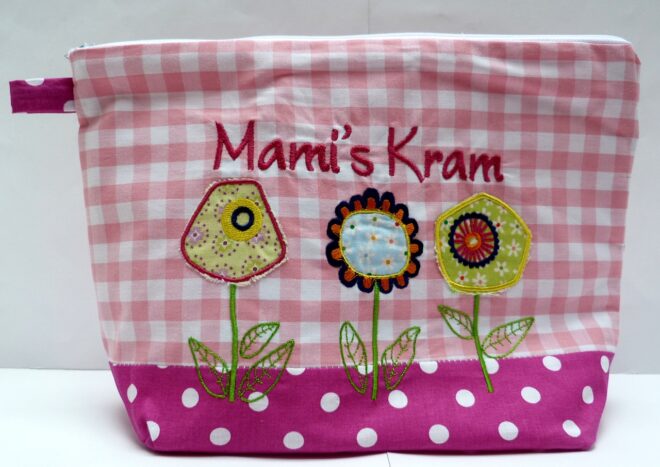 0002005 necessaire blumenpracht rosa pink Erdbeerpunkt Online Shop Schweiz