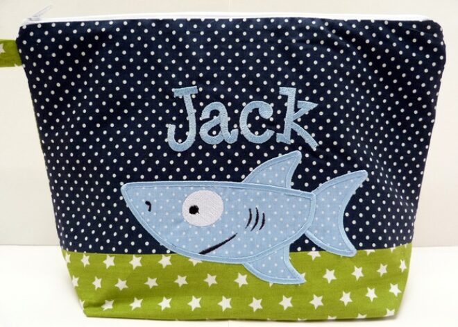 0002234 necessaire hai blaugrun Erdbeerpunkt Online Shop Schweiz