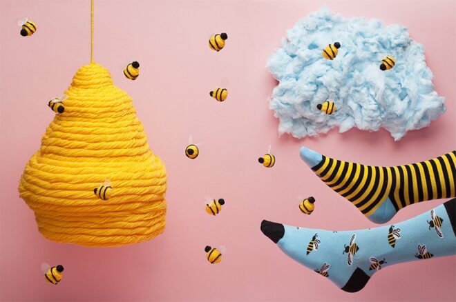 0003834 beebee die anderen socken Erdbeerpunkt Online Shop Schweiz