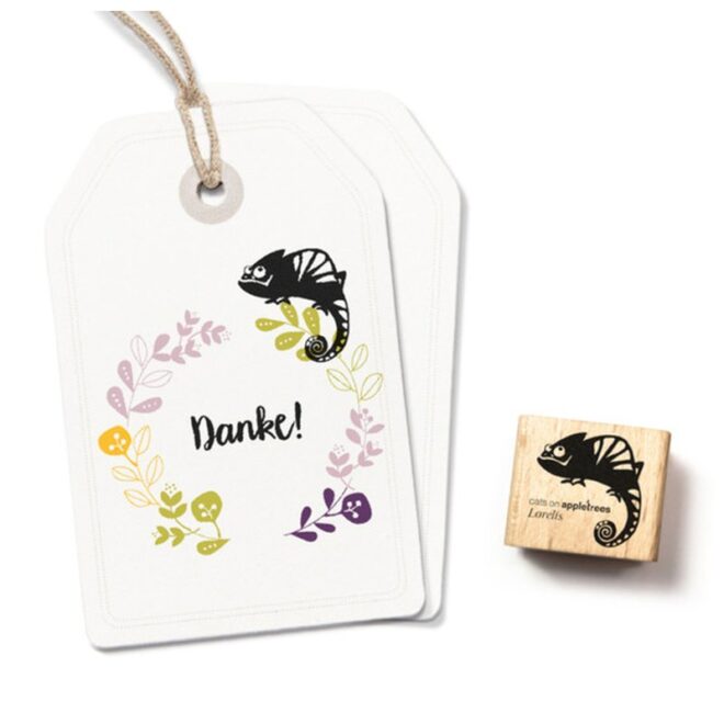 2351 stempel chamaeleon lorelis Erdbeerpunkt Online Shop Schweiz