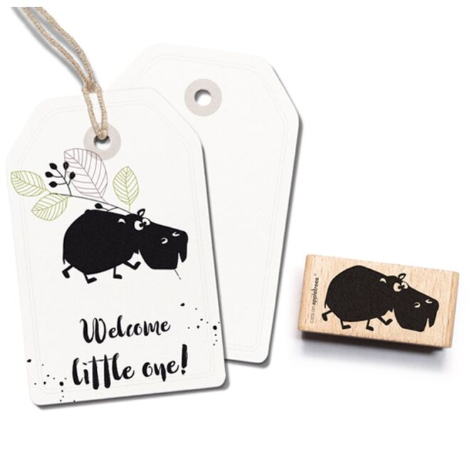 2432 stempel nilpferd karla Erdbeerpunkt Online Shop Schweiz