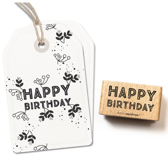 27260 stempel happy birthday 6 Erdbeerpunkt Online Shop Schweiz