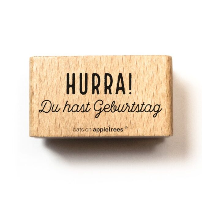 27 370 stempel hurra geburtstag 2 Erdbeerpunkt Online Shop Schweiz