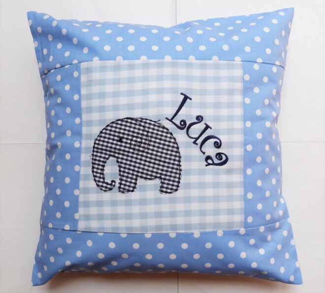 KK Elefant blau Erdbeerpunkt Online Shop Schweiz