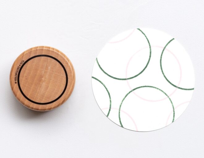 A204 Dot XL outline Perlenfischer Stempel Stempelkissen Erdbeerpunkt Online Shop Schweiz