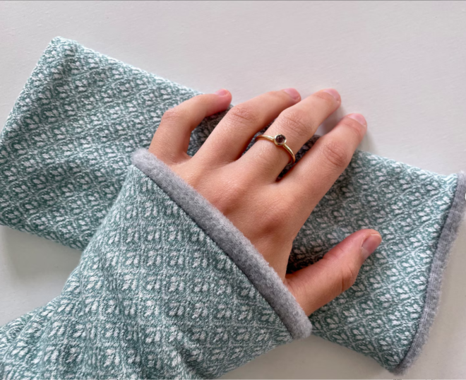 Arm Stulpen Stulpen Accessoires Pulswärmer Müffchen Cuffs Arm warmers Mint Blau 5 Erdbeerpunkt Online Shop Schweiz
