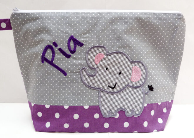 BE KT Elefaentchen lila grau Erdbeerpunkt Online Shop Schweiz