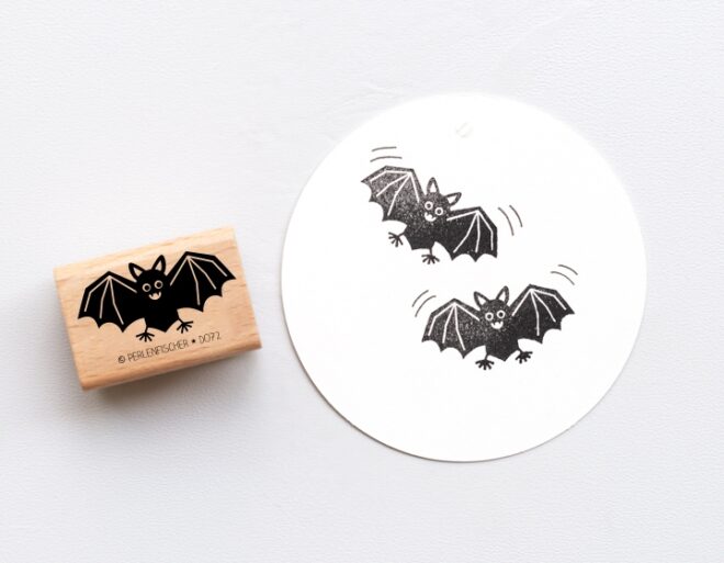 D072 Fledermaus Perlenfischer Stempel Stempelkissen Erdbeerpunkt Online Shop Schweiz