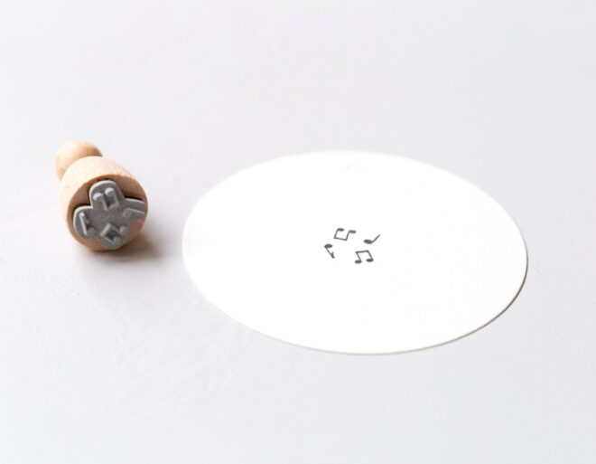 E119 Notenwirbel 1 Perlenfischer Stempel Stempelkissen Erdbeerpunkt Online Shop Schweiz