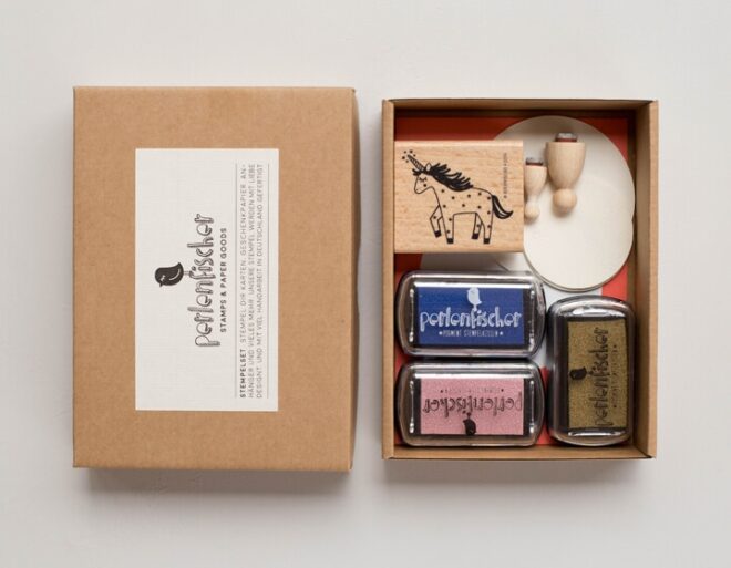 Einhorn Set 2 Perlenfischer Erdbeerpunkt Online Shop Schweiz