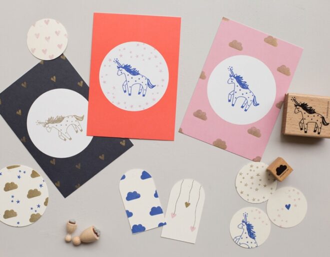 Einhorn Set 4 Perlenfischer Erdbeerpunkt Online Shop Schweiz