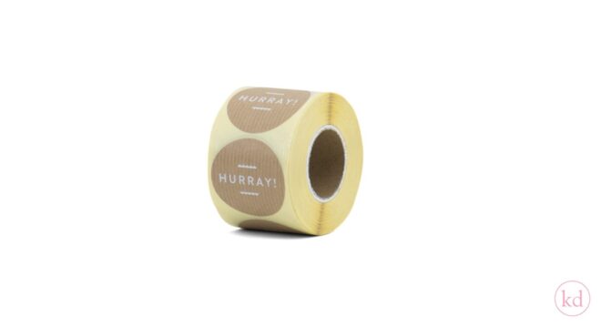 Etiketten hurray Kraft Erdbeerpunkt Online Shop Schweiz