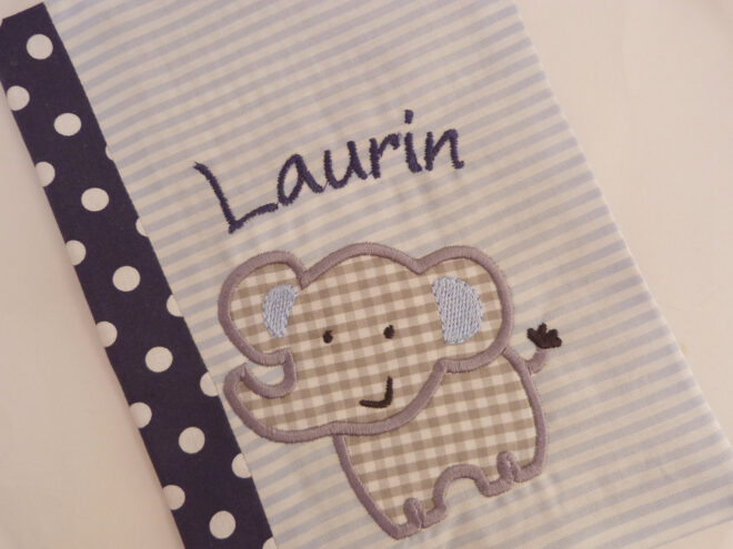 GH Elefant hellblau Streife Erdbeerpunkt Online Shop Schweiz