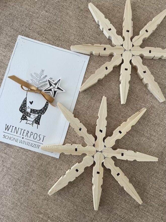 Holzstern Bild Erdbeerpunkt Online Shop Schweiz