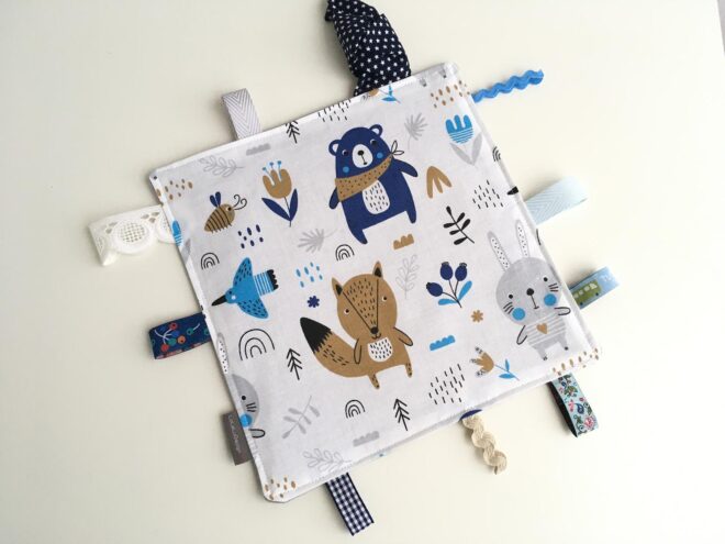 La Le Lu Waldtiere blau grau 2 Erdbeerpunkt Online Shop Schweiz