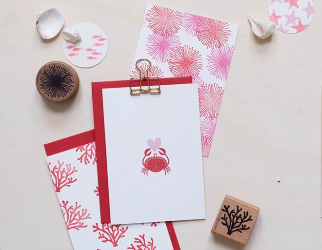 Perlenfischer Stempel Krabbe Erdbeerpunkt Online Shop Schweiz