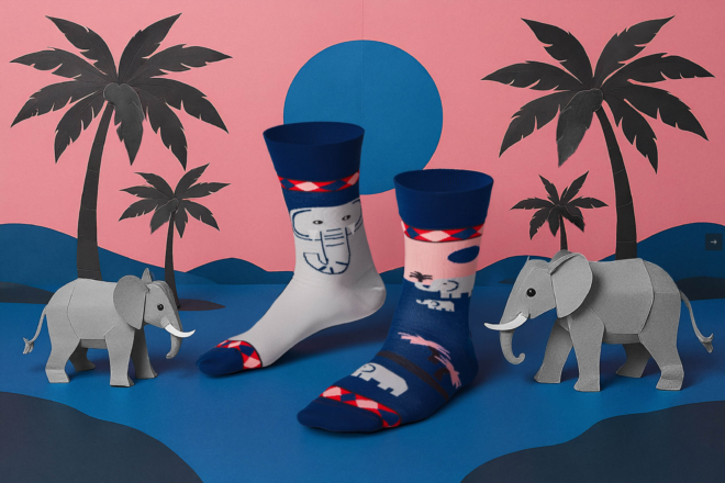 Screenshot 2025 10 13 at 21 26 13 FUNKY ELEPHANT Socken mit einem Elefanten Many Mornings ch Erdbeerpunkt Online Shop Schweiz