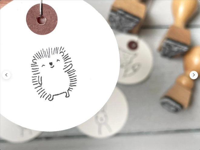 Screenshot 2021 12 21 at 21 38 49 Stempel Igel Stempel Waldtier Kindergeburtstag Etsy Erdbeerpunkt Online Shop Schweiz