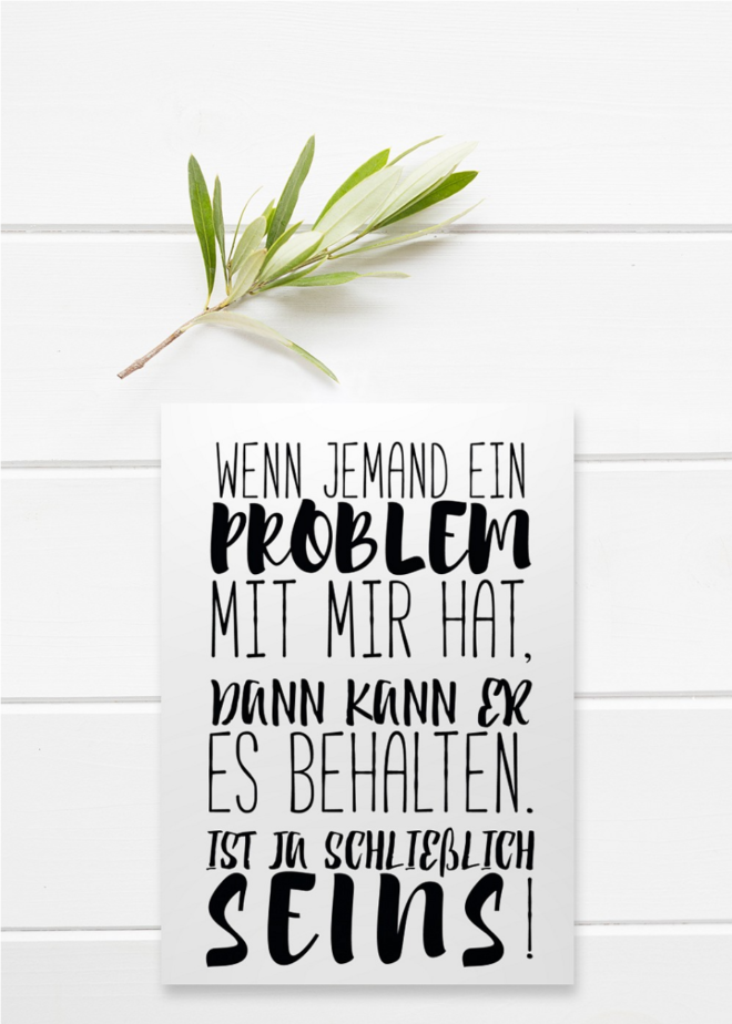 Screenshot 2022 02 11 at 12 49 54 Wenn jemand ein Problem mit mir hat Postkarte Erdbeerpunkt Online Shop Schweiz