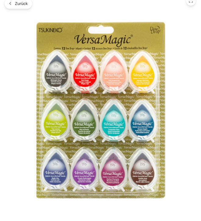 Screenshot 2023 10 29 at 14 24 25 Tsukineko Versa Magic Dew Drop Stempelkissen Set Happy Days 12 St Erdbeerpunkt Online Shop Schweiz