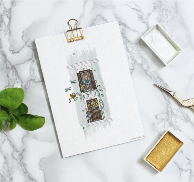 Screenshot 2024 03 11 at 06 47 56 Karte Balkon im Frühling Etsy de Erdbeerpunkt Online Shop Schweiz