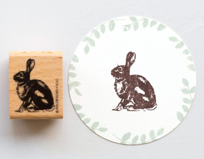 A040 hase perlenfischer stempel Erdbeerpunkt Online Shop Schweiz