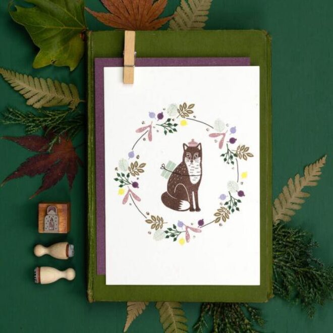 A236 fuchs gross perlenfischer stempel 02 Erdbeerpunkt Online Shop Schweiz