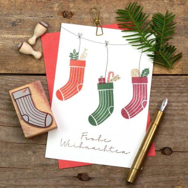 A247 socke streifen perlenfischer stempel 02 Erdbeerpunkt Online Shop Schweiz