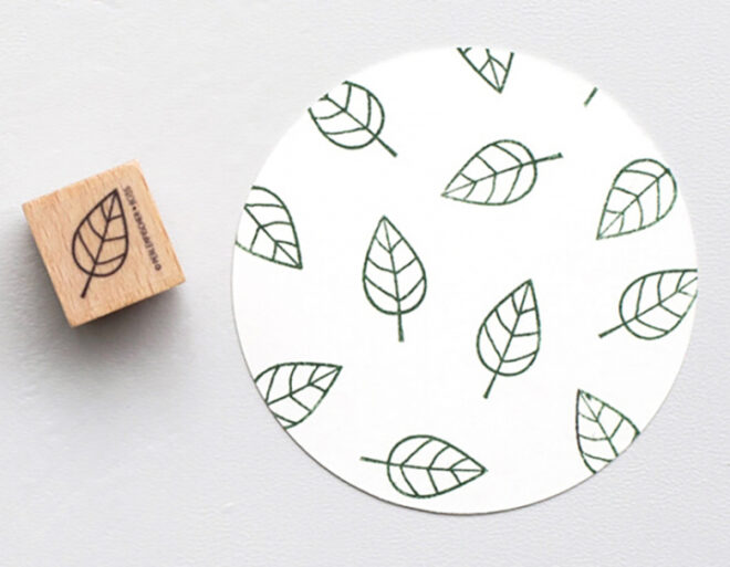 B035 blatt outline perlenfischer stempel Erdbeerpunkt Online Shop Schweiz