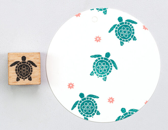 B122 schildkroete klein perlenfischer stempel 01 Erdbeerpunkt Online Shop Schweiz