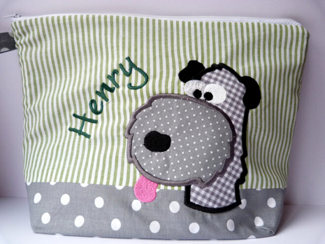 Bestickend KT Hund gruen 1422104068 405 Erdbeerpunkt Online Shop Schweiz