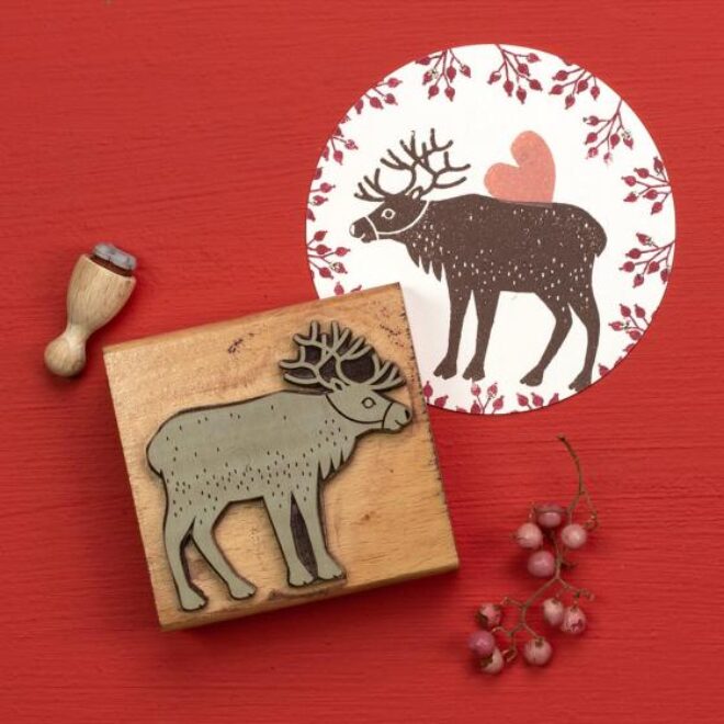 C114 rentier perlenfischer stempel 03 Erdbeerpunkt Online Shop Schweiz