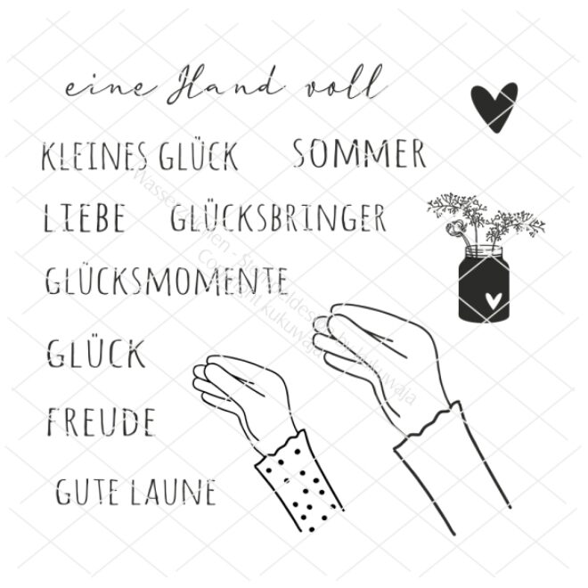 Clearstamp handvoll 10351 0 Erdbeerpunkt Online Shop Schweiz
