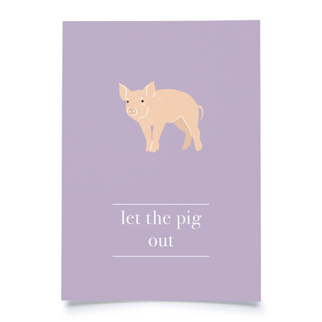 D english i let the pig out Erdbeerpunkt Online Shop Schweiz