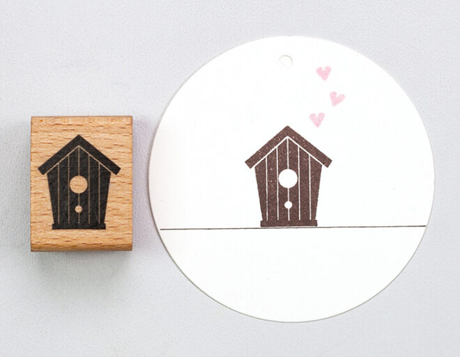 D081 vogelhaeuschen perlenfischer stempel 01 Erdbeerpunkt Online Shop Schweiz