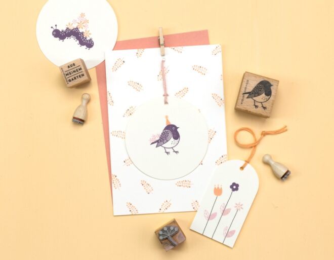 E120 puenktchenzweig perlenfischer stempel 05 Erdbeerpunkt Online Shop Schweiz