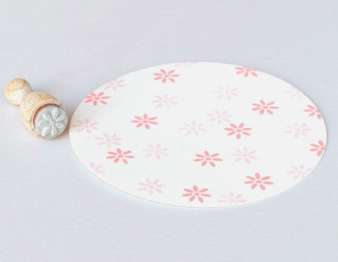 F044 gaensebluemchen perlenfischer stempel Erdbeerpunkt Online Shop Schweiz