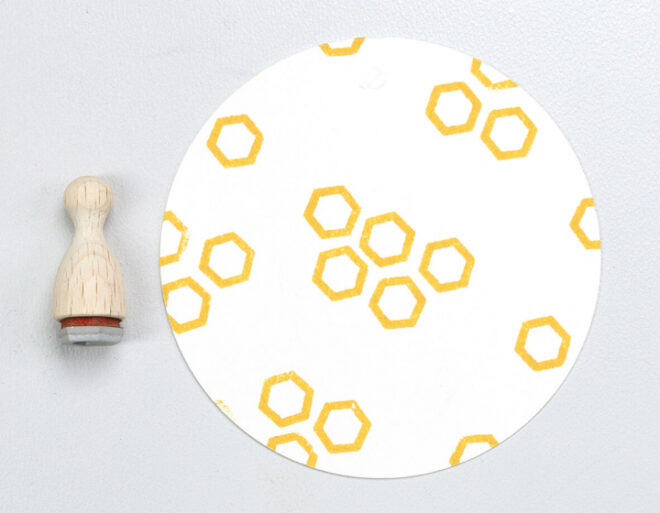 F065 honigwabe perlenfischer stempel Erdbeerpunkt Online Shop Schweiz