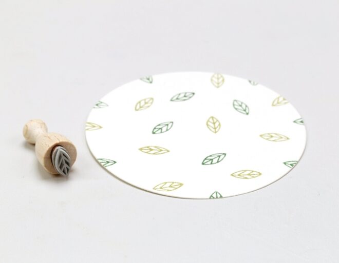 F084 blatt outline mini perlenfischer stempel 01 Erdbeerpunkt Online Shop Schweiz