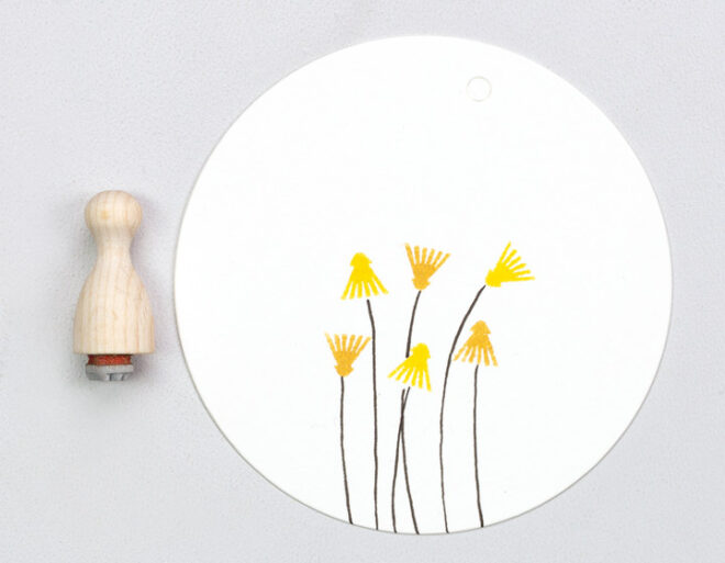 F117 pinselbluete mini perlenfischer stempel 01 1 Erdbeerpunkt Online Shop Schweiz